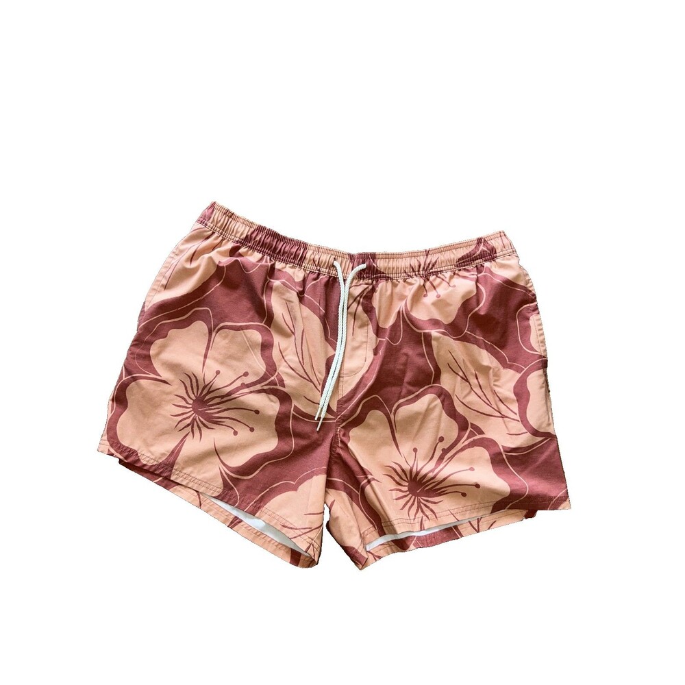 Goodfellow & CO Shorts Mens XXL Drawstring Swimming Trunk Flora